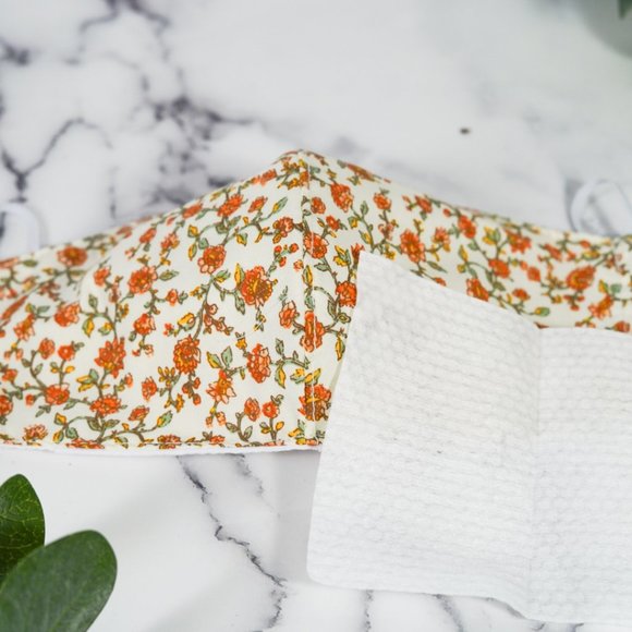 3 layers with filter pocket cotton face mask - Picture 4 of 5